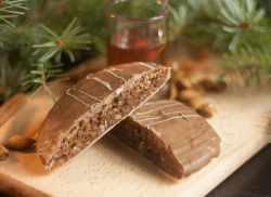 1 Elisenlebkuchen mit Bienenhonig-Schokolade - Dülls Nürnberger Elisenlebkuchen online kaufen